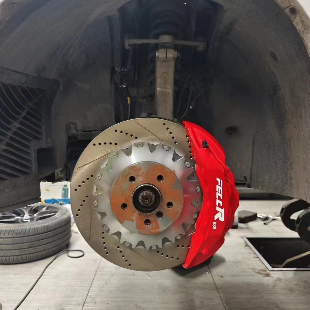 FECCR Front 6 Piston Caliper R - Forged Front Brake Caliper 4 Piston recension och pris